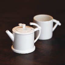 Miner's Lamp-shaped Single Tea Set